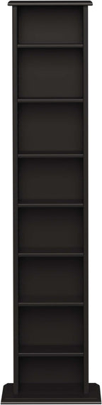 Prepac Narrow Cabinet Media Storage, 13" Wide, Black