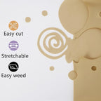 guangyintong Soil Golden Heat Transfer Vinyl HTV Rolls, 12" x 8ft Soil Golden Iron on Vinyl for T-Shirts Glossy Surface HTV Vinyl for All Cutter Machines Easy to Cut & Weed for Heat Vinyl Design