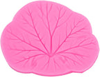 Flower Silicone Veiner Mold Set, Fondant Flower Veining Mold Tulip Orchid Molds Sugar Gum Paste Molds Cake Decoration Tool for Tulips Hibiscus Rose Leaf