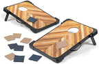 EastPoint 3-in-1 Bean Bag Toss, Tic Tac Toss, Ring Toss Game Set