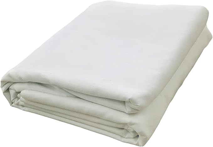 AK TRADING CO. Muslin Fabric/Textile Bleached - Draping Fabric - Bleached White 1 Yard Medium Weight - 100% Cotton (60in. Wide)