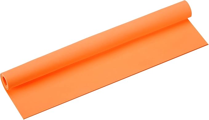 MECCANIXITY Foam Sheets Crafts 19x19 Inch 1mm EVA Craft Foam Paper Foam Sheets for Crafts Projects DIY Cosplay Modeling, Orange