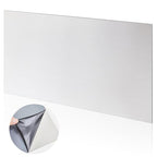 1 Pcs 430 Stainless Steel Sheet Metal 12 x 4 Inches 24GA Metal Plates Panel #4 Brushed Finish Magnetic Mount Board Wall Food Truck Restaurant Crafting Kitchen Floor Trailer Garage Gym