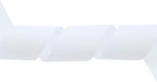 ITIsparkle 11/2" Inch Grosgrain Ribbon 25 Yards-Roll Set for Gift Wrapping Cake Decoration Party Favor Hair Braids Hair Bow Baby Shower Decoration Floral Arrangement Craft Supplies, White Ribbon