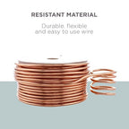 UTILE Bonsai Wire - Armature Aluminum Wire 80 ft 10 Gauge 3.2 mm Bonsai Training Wire, Tree Kit, Plant, Sculpting, Crafts, Bendable, Gardening, Beading and Jewelry Making (Copper)