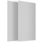 2Pack 6061 T651 Aluminum Sheet Metal 6" x 12" x 1/16"(0.06”) Flat Plain Thin Aluminum Plate Covered with Protective Film, 1.5mm Heat Treatable Rectangle Aluminum Metal Plate for Crafting, lndustry