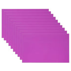PATIKIL 5x8 Inch Anodized Aluminum Sheet Metal, 10Pcs Laser Plates Engraving Blanks 0.5MM Thin Rectangle for Crafting DIY House Laser Engraving, Purple