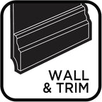 Black+Decker 3-Inch Trim Roller Set with Paint Tray, Roller Frame and 2 Roller Covers, Precision Painting for Professional Results
