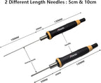 Foam Cutter Hot Wire Electric Styrofoam Cutting Pen Tool | Higher Temperature | 2 Needle | Heat-Insulated Handle | for Eva Foam Board