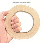 HAHIYO Light Brown 0.25Inch Wide Floral Tape, Waterproof Florist Tape Flower Wrap Adhesive Waterproof Decorative Tape for Bouquet Stem Wrapping Flower Arranging Craft, 2Rolls 200Feet/66Yard Total