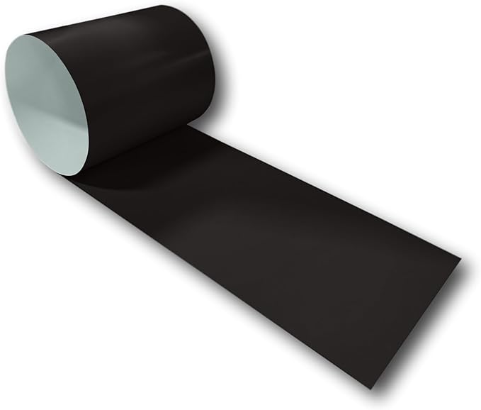 Eagle 1:24 Gauge KYNAR 500 Sheet Metal Flashing Rolls-10 FT Long-Heavy Duty Pre-Finished Rolls-Commercial Grade-Roofing Flashing, Fascia Cover, Coping Cap-Multiple Sizes (6" x 10 FT, Extra DK Bronze)