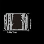 Lapoo Flowers Metal Cutting Die for Scrapbooking - Durable, Cut Stencils for DIY Scrapbook Photo Album Decorative Paper Card, Card Making Supplies, Embossing (Winter Tree Trunk 4.7 x 3.3 in)