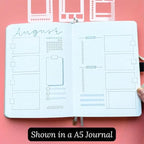 Handcrafted Flexible Record Template, Flexible Drawing and Checklist Template, Reusable, Compatible with Coil Reel and Ring Plan templates (Full Set of 9)