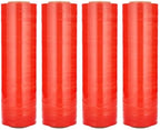 PSBM Orange Stretch Wrap, 15 Inch x 1476 Feet, 4 Pack, Tinted Pre-Stretched Shrink Wrap Film for Moving, Packaging, Pallet Wrapping