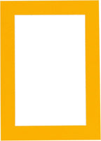 8.5x11 Mat Bevel Cut for 7x9 Photos - Acid Free Golden Orange Precut Matboard - For Pictures, Photos, Framing - 4-ply Thickness