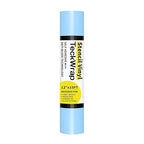 TECKWRAP Blue Stencil Vinyl - Transfer Tape Removable Vinyl- Easy to use, No Residue, Multi-Purpose (12” x 15FT)