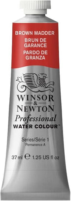 Winsor & Newton Professional Water Colour Paint, 1.25-oz Tube, Brown Madder