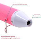 Heat Gun,mofa Embossing Mini Heat Gun,Hot Air Gun For Craft with Stand For DIY Embossing And Acrylic Paint Dryer,Multi-Purpose Electric Heating Nozzle 150W 110V (Pink,White)
