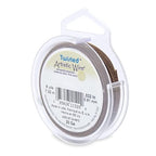 Artistic Wire, 20 Gauge / .81 mm Tarnish Resistant Colored Copper Craft Wire, Round Twist, Antique Brass Color, 8 yd / 7.31 m
