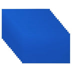 PATIKIL 2.1x3.3 Inch Anodized Aluminum Sheet Metal, 15Pcs Laser Plates Engraving Blanks 0.5MM Thin Rectangle for Crafting DIY House Laser Engraving, Blue