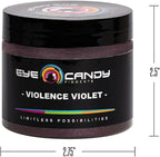 Eye Candy Pigments Premium Purple Mica Powder - Violence Violet (50gr) - for Epoxy, Resin, Soap, Paint, Woodworking, Acrylic Pouring, Bath Bombs, Fishing Lures - DIY Arts and Crafts Additive