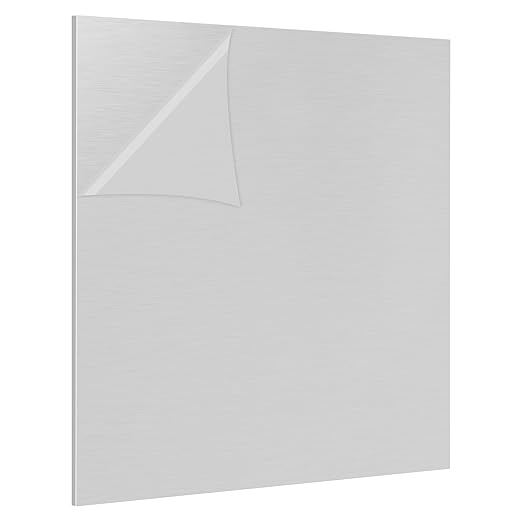 6061 T651 Aluminum Sheet Metal 12 x 12 x 1/4 (0.25”) Inch, Flat 6MM Aluminum Metal Plate for Crafting, Industrial, Double-Side Protective Film