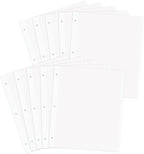 Zesthouse Photo Album Refill Pages for 3 Ring (10 Pack), 18 in Photo Albums Self Adhesive Pages Holds 12x12 8x10 5x7 4x6 2x3 Photos or Recipe Cards