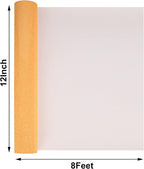 FUNKAKA Glitter Fluorescent Orange HTV Heat Transfer Vinyl Rolls, 12" x 8ft PU Iron on Vinyl for T-Shirts Glitter HTV Vinyl for All Cutter Machines Easy to Cut & Weed for DIY Design