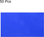 MECCANIXITY 50 Sheets Heat Reactive Foil, 20x29cm Blue Foil Transfer Sheets Toner Reactive Foil Transfer Foil Sheets Hot Foil Stamping Paper for Crafts DIY Cardmaking Album Decoration