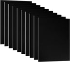 PATIKIL 3.3x2.1x1/32inch Anodized Aluminum Sheet, 10Pcs Metal Rectangle Aluminum Plate 0.8mm Thick Engraving Blanks for Laser Engraving DIY Decorative Crafting Home Decoration, Black