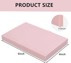2PCS 4"x6" Pink Rubber Carving Blocks, Soft Rubber for DIY Craft Project, Linoleum Blocks for Printmaking, Stamp Making