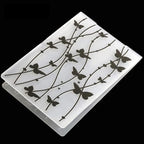 10 Styles Plastic Embossing Folder DIY Craft Template Molds Stamp Stencils Scrapbook Paper Cards Photo Album Making Tool Embossing Folders Handmade Art Craft Supplies Fondant Cake Decorating Mold