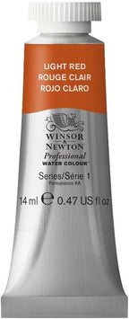 Winsor & Newton Professional Water Colour Paint, 0.47-oz Tube, Light Red