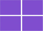 DMiotech 4Pcs Correction Gel Light Filter Overlay Transparent Plastic PVC Sheets Matte Purple for Photo，Film,Video