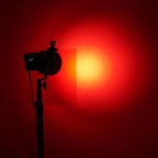 Lystaii 9pcs Lighting Gel Filter 11.8 x 11.8 Inches Gel Light Filter Color Correction Colored Overlays Transparent Color Filters Film Plastic Sheets for Film, Video, Photo, Stage Studio (Red)