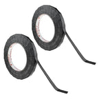 HAHIYO Black 0.5Inch Wide Floral Tape Waterproof Florist Tape Flower Wrap Adhesive Waterproof Decorative Tape for Bouquet Stem Wrapping Flower Arranging and Floral Craft, 2Rolls 200Feet/66Yard Total