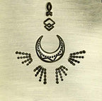 ImpressArt - Signature Geometric Mandala Metal Stamp Pack, Steel Punches for Metal Stamping (Pack of 5)