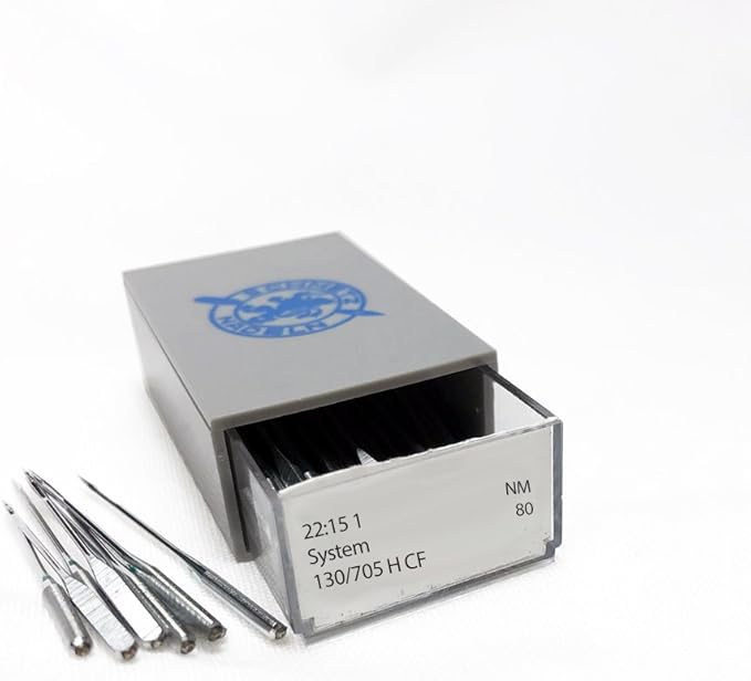 SCHMETZ Chrome Universal Household Sewing Machine Needles, Size 80/12, Bulk