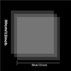 15 Pieces 4 mil Blank Stencil Sheets, 12 x 12 Inch Clear Blank Material Mylar Templates, Square Stencil Template for Vinyl Cutting Machine/Silhouette Stencils Material