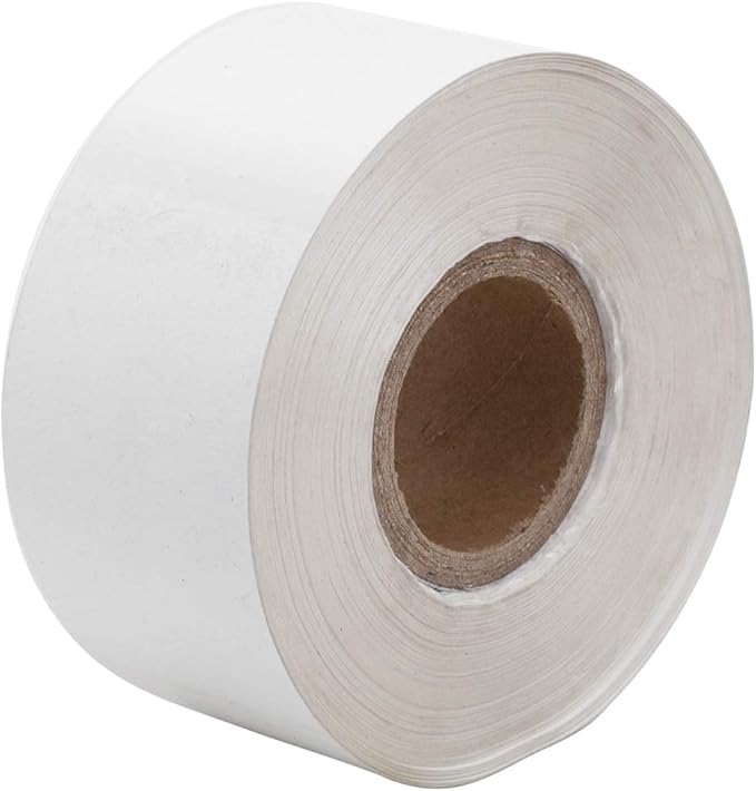 Zerodis Hot Stamping Foil Paper, 3cm Width 120 Meter/Roll Hot Foil Stamping Paper Roll PU Heat Transfer Anodized for Hot Foil Stamping Machine(White)