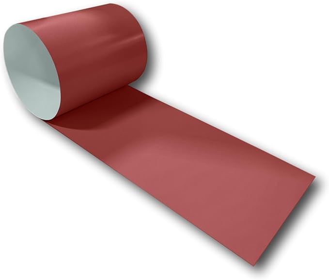 Eagle 1-24 Gauge KYNAR 500 Sheet Metal Flashing Rolls-10 FT Long-Heavy Duty-Commercial Grade-Roofing Flashing, Fascia Cover, Coping Cap-Multiple Sizes (36" x 10 FT, Terra Cotta)