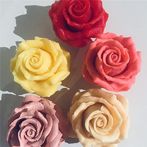 3D Rose Flower Silicone Mold Resin Epoxy Flower Molds Decorating Crafts Candle Wax Mold Mousse Cake Silicone Mould