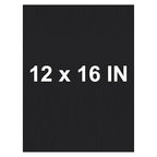 Anodized Aluminum Sheet Metal 12 x 16 x 1/32 Inch Black Metal Plates for Laser Engraving, 0.8MM Thin Decorative Sheets for Crafting, House Decoration