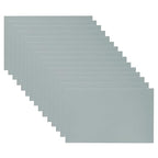 PATIKIL 5x8 Inch Anodized Aluminum Sheet Metal, 15Pcs Laser Plates Engraving Blanks 0.5MM Thin Rectangle for Crafting DIY House Laser Engraving, Gray