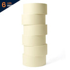 TAPEBEAR General Purpose Masking Tape 1.88 Inches x 60 Yards, Beige White Painters Tape for Painting, Labeling, DIY Arts Crafts, Home Office School Projects, 6 Rolls