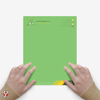 8.5 x 11" Lime Green Color Paper Smooth, for School, Office & Home Supplies, Holiday Crafting, Arts & Crafts | Acid & Lignin Free | Regular 20lb Paper - 100 Sheets