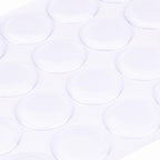 100-Piece Epoxy Resin Dome Stickers – Self-Adhesive Dots for DIY Crafts, Bottle Caps, Hair Bows, Scrapbooks, Jewelry & Pendants,1-Inch,Clear