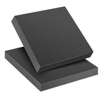 Rocaris Hot Rolled Steel Plate 5/8" x 4" x 4", Pack of 2, Weldable Steel Sheet Metal for Auto Body Repair, DIY Projects, Industrial Support