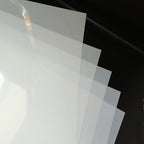 BANLTRE 10 Sheets 10 mil Mylar Sheet 12 x 12 inch Milky Translucent PET Blank Stencil Making Sheet for Machines, Laser Cutting, Cut Tool Template Material (10 mil)