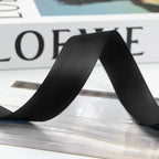 1 Inch 100 Yards Satin Ribbon Black, Solid Color Fabric Ribbon for Gift Wrapping, Wedding, Polyester Gift Ribbon for Birthday Party Decoration, Craft, Hair, Floral, Sewing
